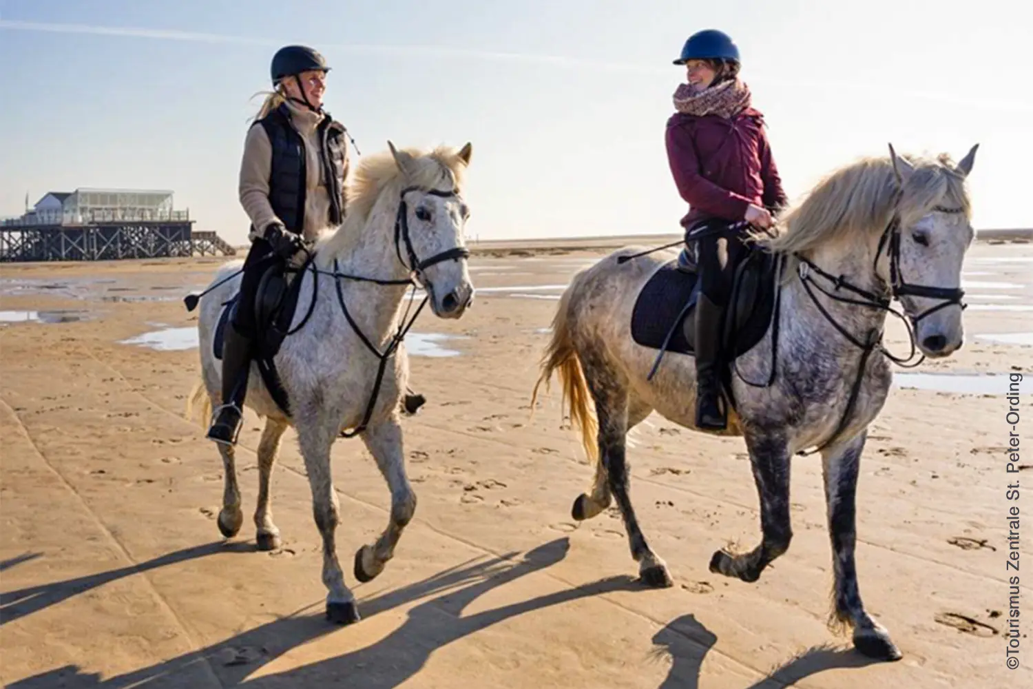 Strandausritte in St. Peter-Ording ©Tourismus Zentrale St. Peter-Ording